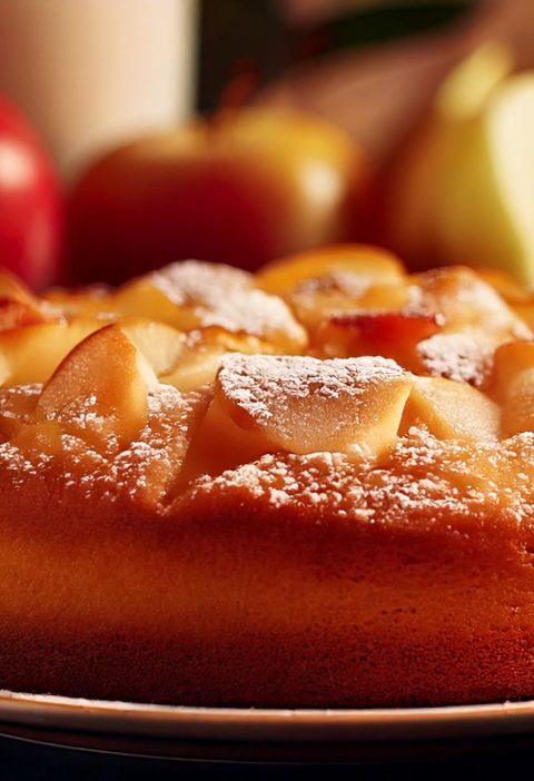 Gâteau sans sucre à la pomme pour bébé