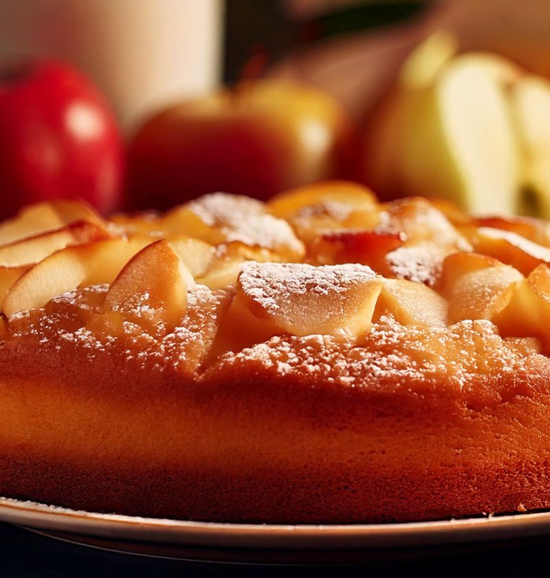 Gâteau sans sucre à la pomme pour bébé